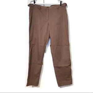 Club Monaco olive khaki casual straight-leg pants